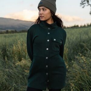 Women's Dark Green Utility Jacket